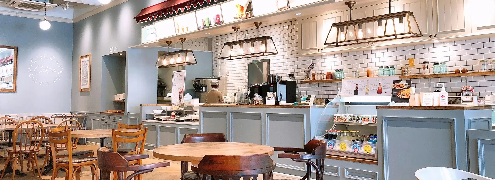 Cozy cafe with artisan coffee